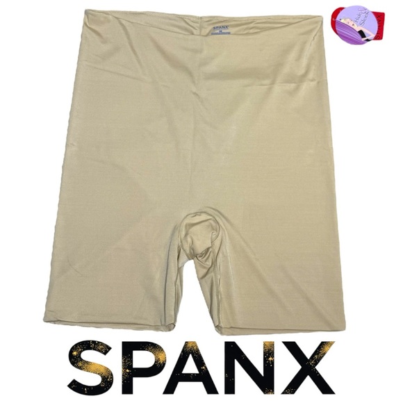SPANX Women’s Plus Size 3X smoothing mid-thigh hide and sleek shaper shorts - Picture 1 of 4